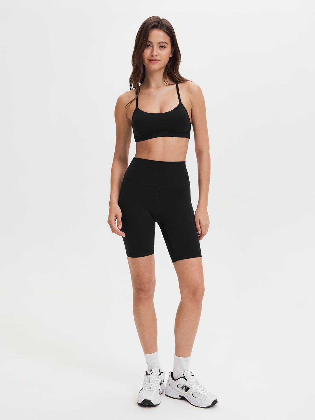 Avenza High Waist Short 8" #Black