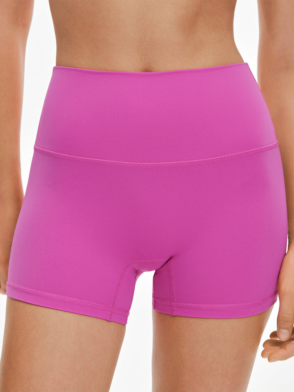 Avenza High Waist Seamless Short 4" #Berry