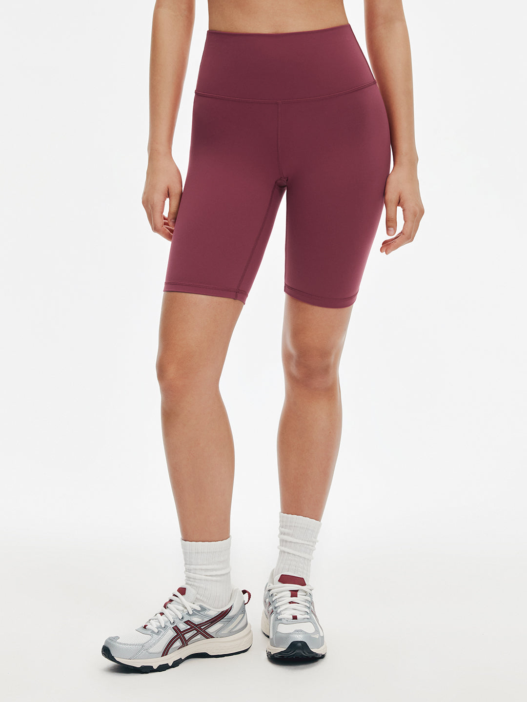 Avenza High Waist Short 8" #Raspberry