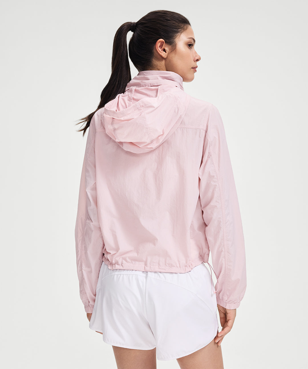 UV Protection Packable Half-Zip Jacket #Light Lilac