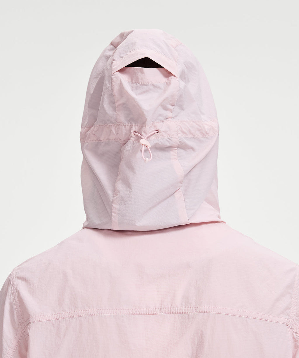 UV Protection Packable Half-Zip Jacket #Light Lilac