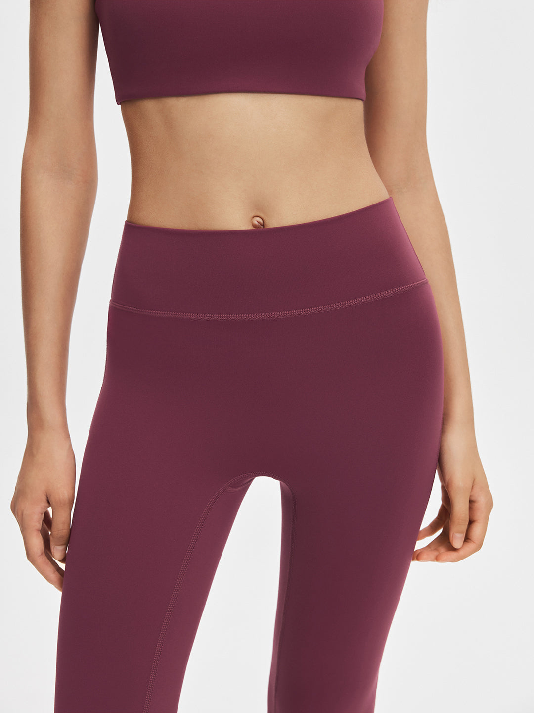 Avenza Seamless Flare Legging 32" #Mulberry