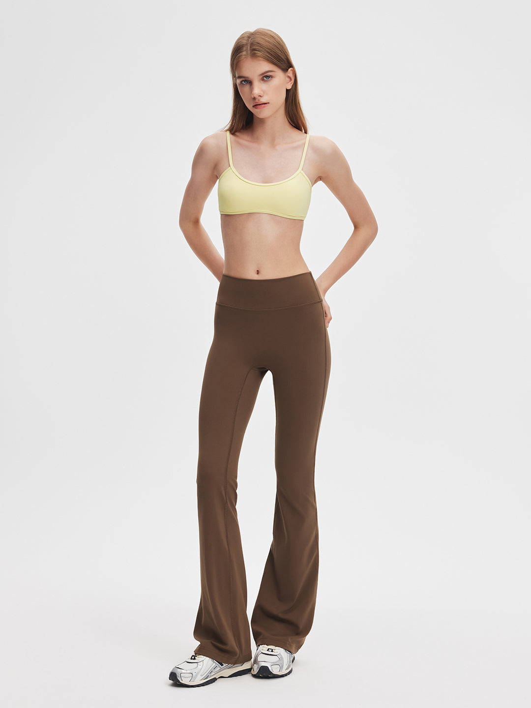 Avenza Seamless Flare Legging 32" #Mocha
