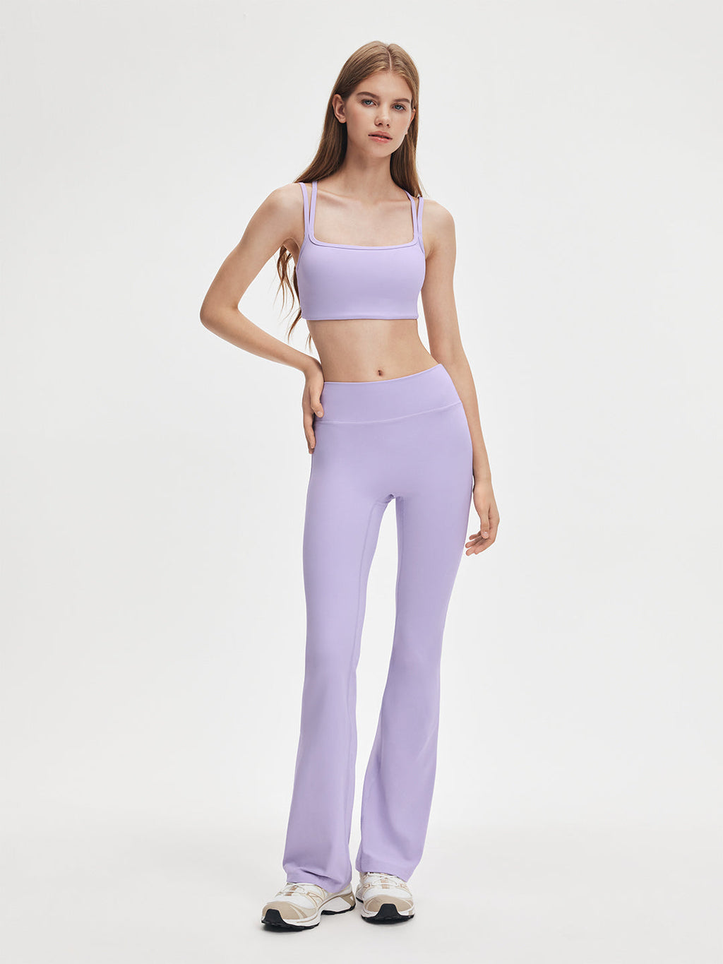 Avenza Seamless Flare Legging 32" #Lilac