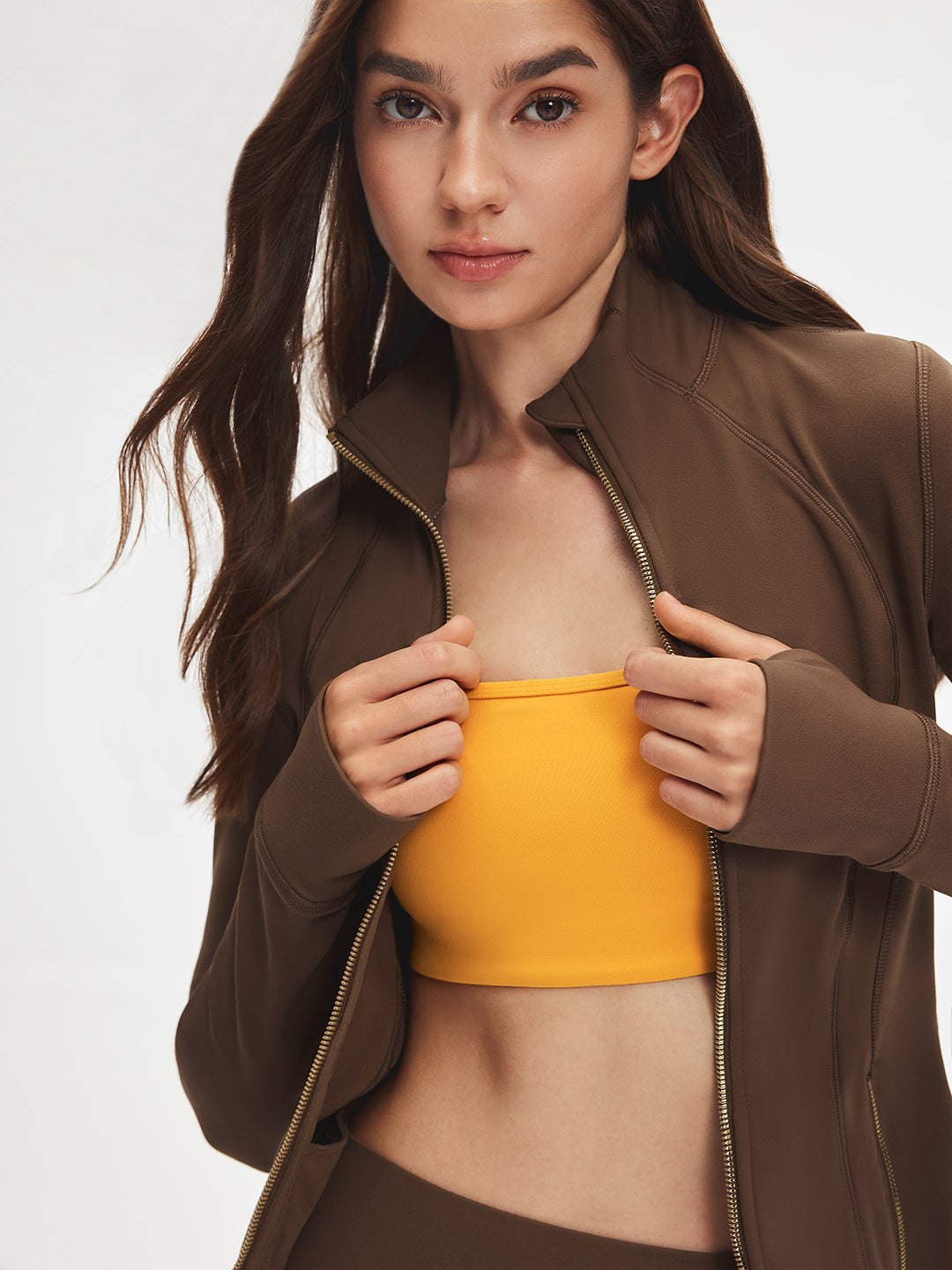 Avenza Fleece Full Zip Jacket #Mocha