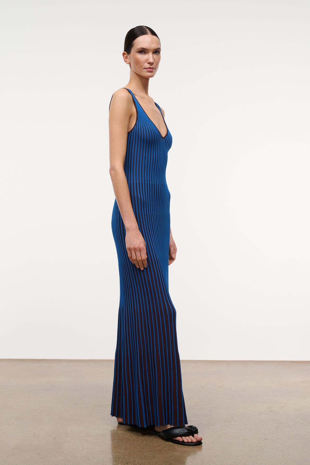 CLARETTA DRESS | ESPRESSO COBALT ESPRESSO COBALT / XS