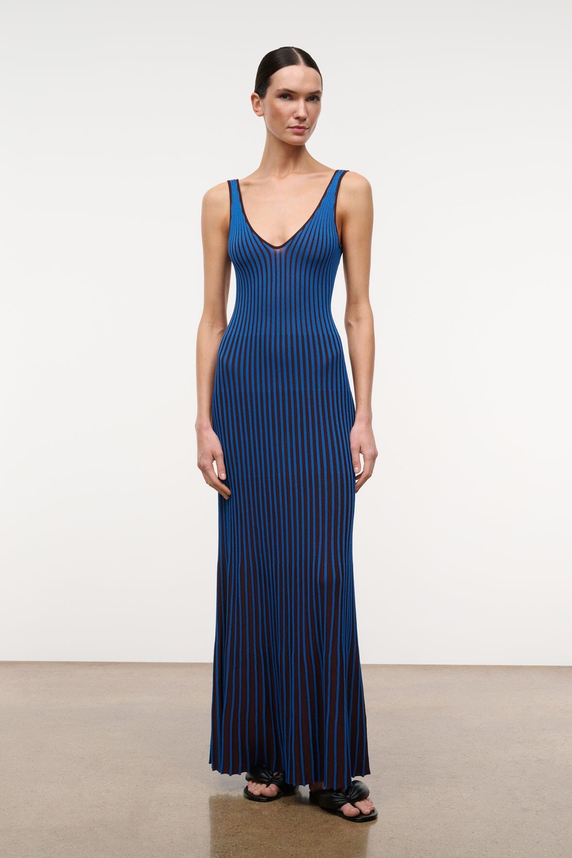 CLARETTA DRESS | ESPRESSO COBALT ESPRESSO COBALT / XS