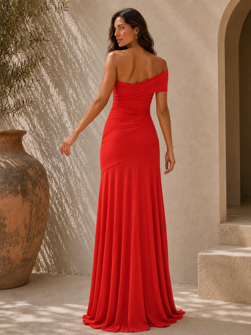 AMARIS DRESS | TOMATO