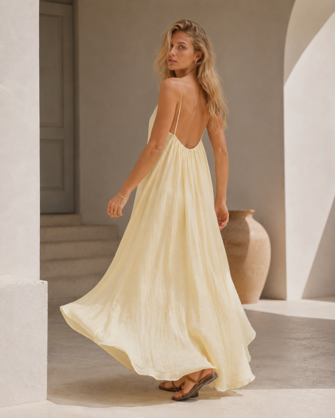 Backless Maxi Dress
