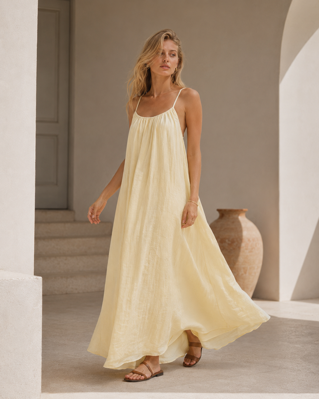 Backless Maxi Dress