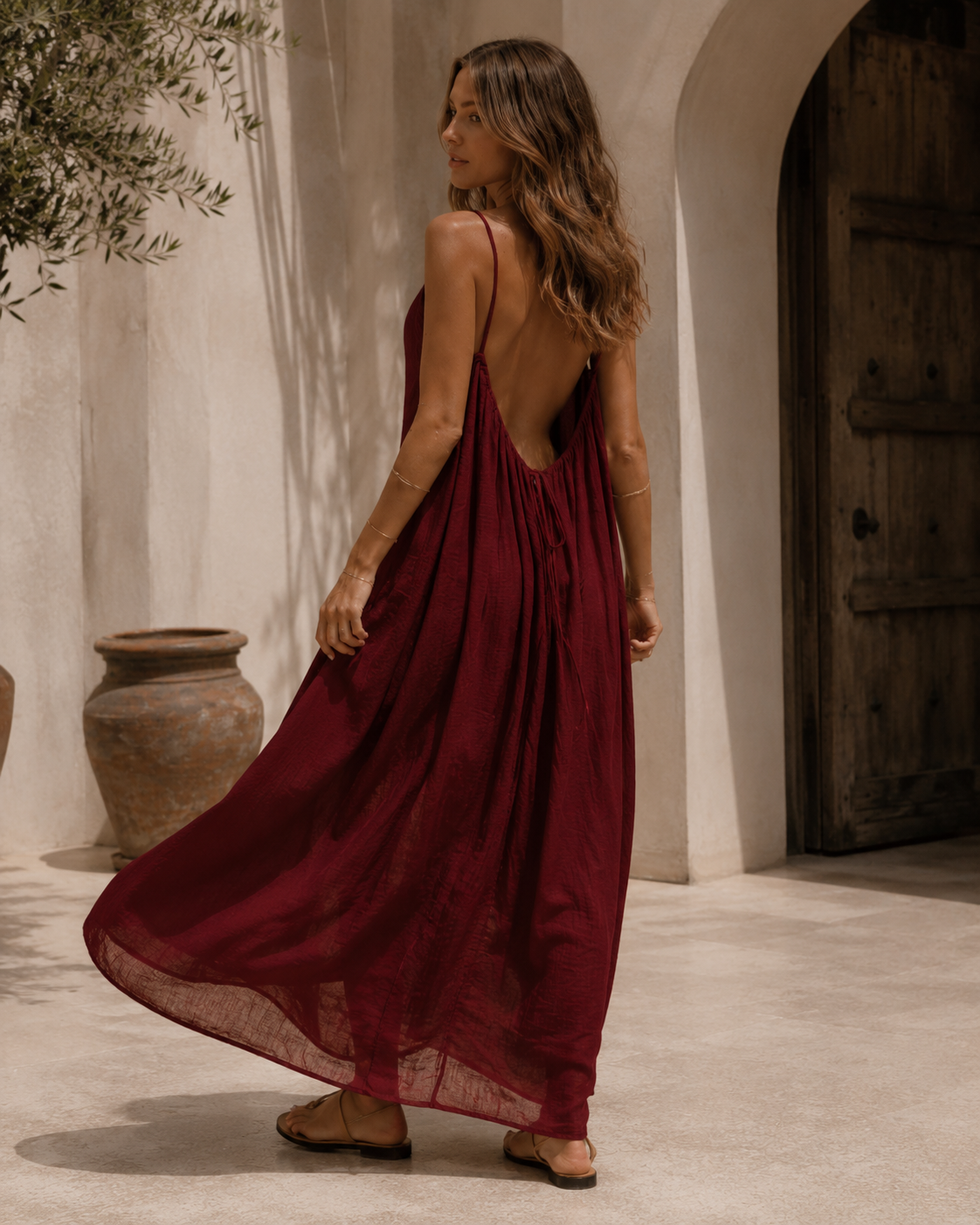 Backless Maxi Dress