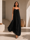 Backless Maxi Dress #Negro