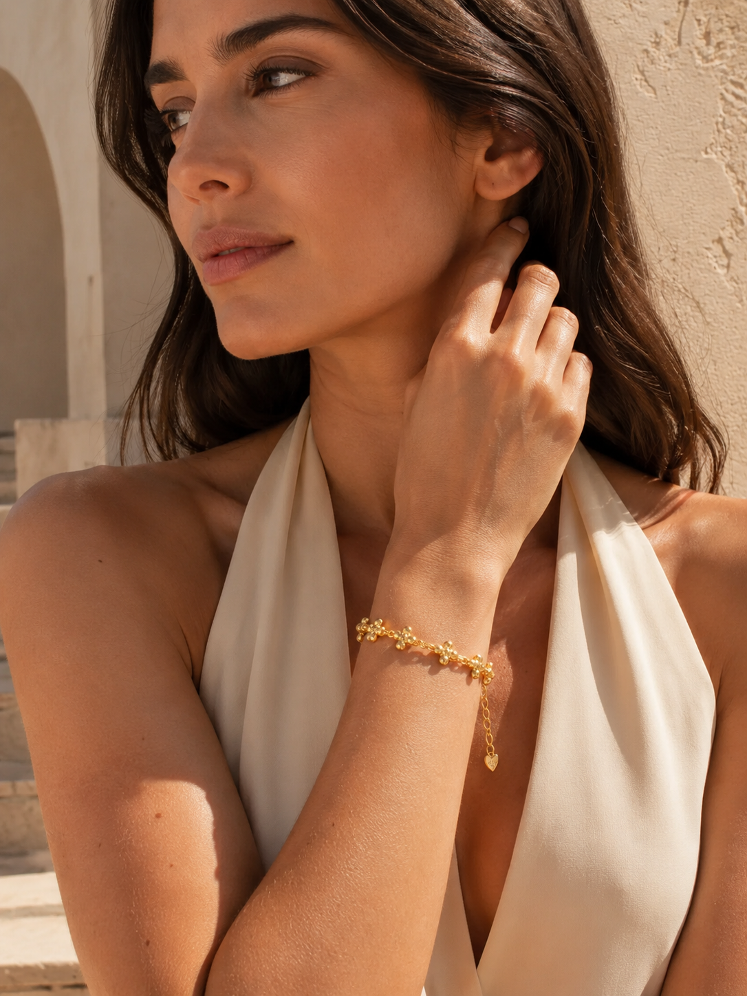 Daisy Molecule Bracelet #Gold