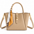 Avenza Amélie Soft-Grain Vegan Leather Bag #Khaki