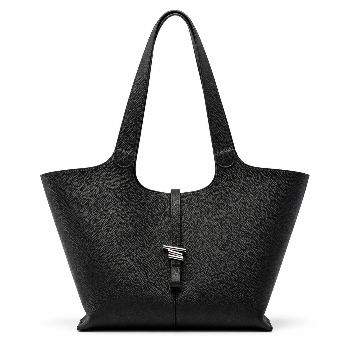 Avenza Margaux Full-Grain Leather Tote #Black