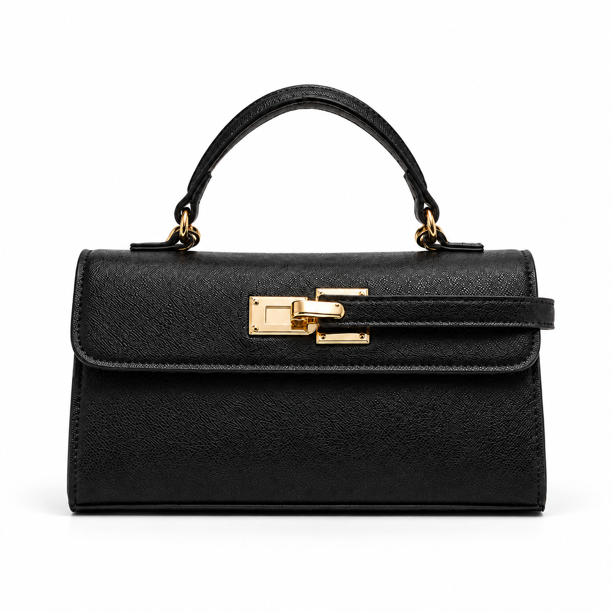 Avenza Celestine Two-Tone Top Handle Bag #Black