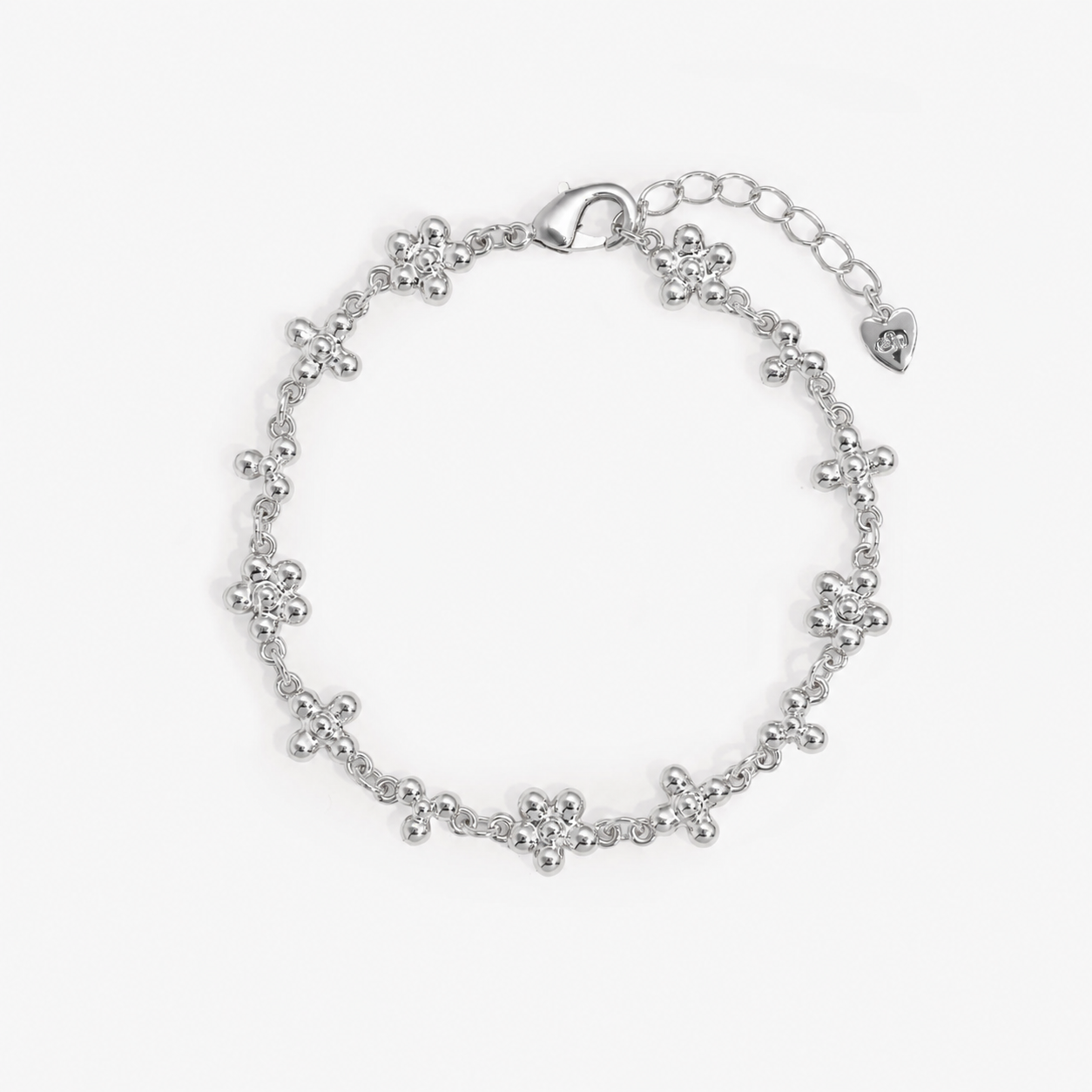 Daisy Molecule Bracelet #Silver