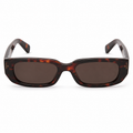 Mid Square Sunglasses in Tort
