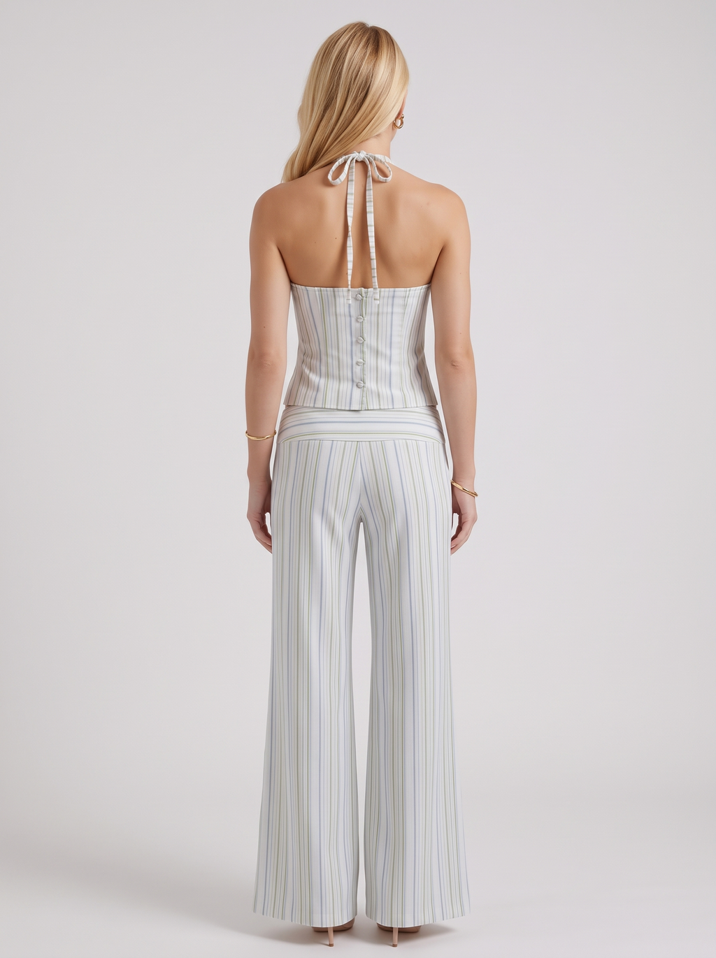 Orla Striped Pants Set