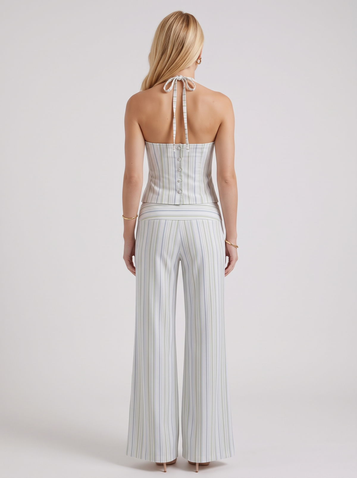 Orla Striped Pants Set
